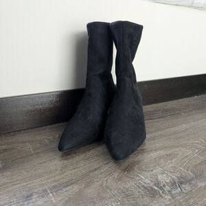 H&M Suede Ankle Boots